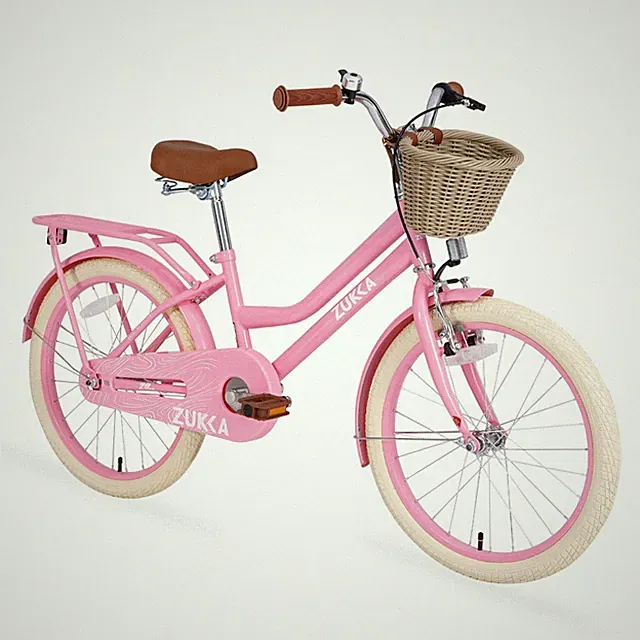20" Kids Bike for Girl 7-10 Years with Basket,no Training Wheels Included,Pink