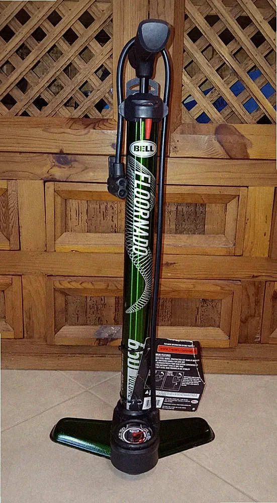 Bell High Volume Floor Pump "Floornado" Bike Pump Mountain Bike, BMX & Cruiser