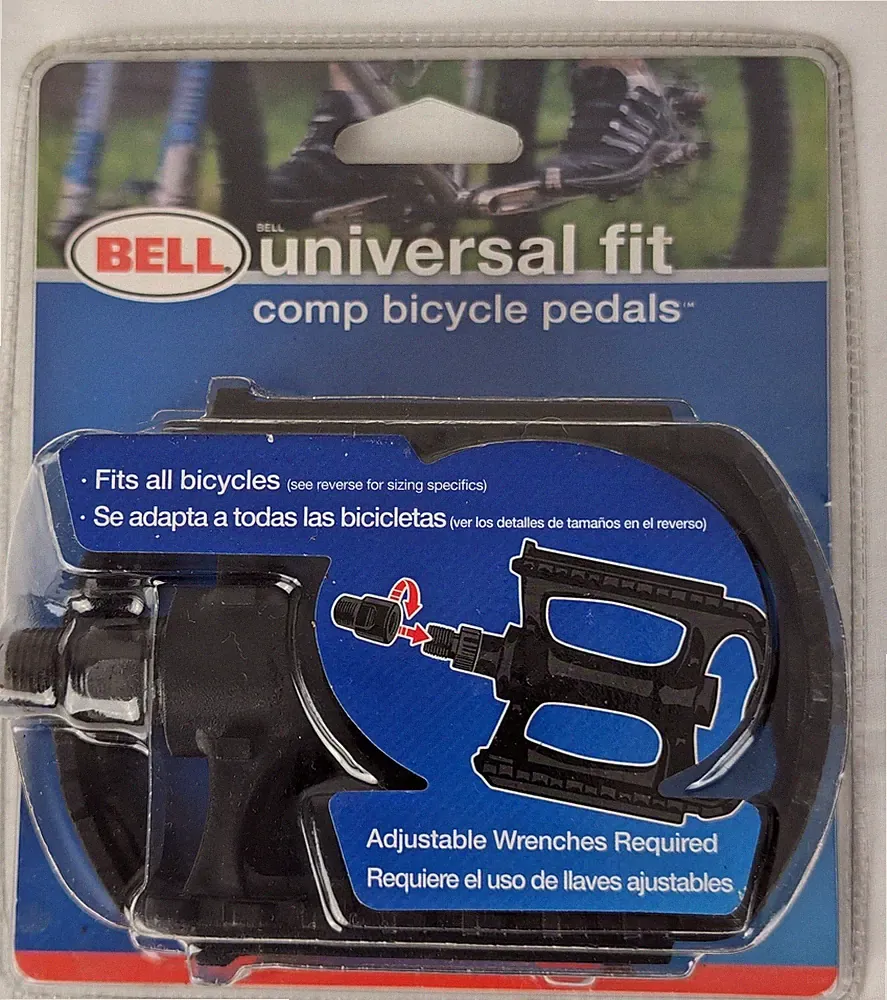 Bell Univeral Fit Comp Bicycle Pedals Black NEW
