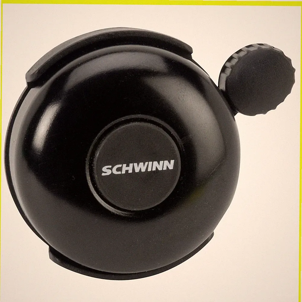 Classic Black Bike Bell, Bicycle Accessories, Kids and Adult Bikes, Easy Inst...