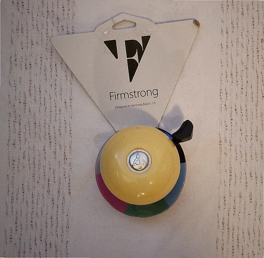 Firmstrong Classic Beach Cruiser Bicycle Bell, Vanilla Brand New
