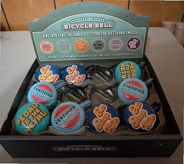 Universal Cruiser Bicycle Bell - Lot of 9 in Display Box